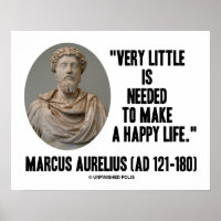 Marcus Aurelius Très Peu Nécessaire Faire Une Vie