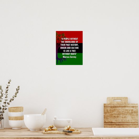 Poster Marcus Garvey TREE SANS RACINE (Cuisine)