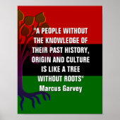 Poster Marcus Garvey TREE SANS RACINE (Devant)