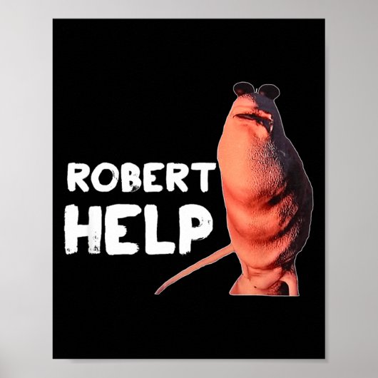 Poster Marcus Le Ver Meme Graphiques Drôles Vrchat Robert (Devant)