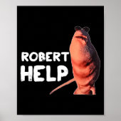 Poster Marcus The Worm Meme Funny Graphics Vrchat Robert  (Devant)