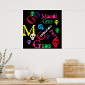 POSTER MARDI GRAS (Cuisine)