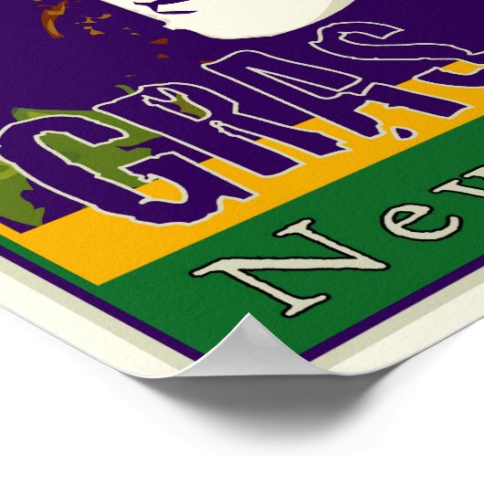 Poster Mardi Gras (Coin)