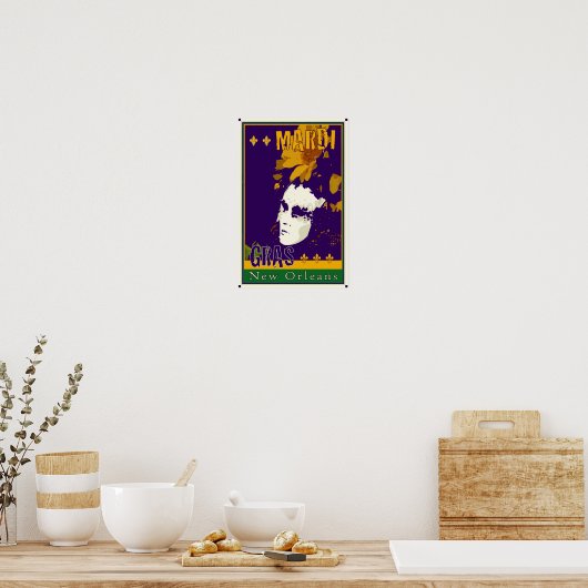 Poster Mardi Gras (Cuisine)