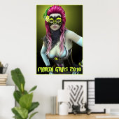 Poster Mardi Gras 2010 (Bureau à domicile)