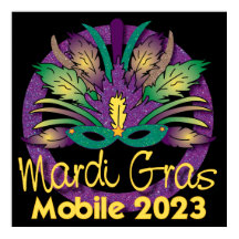 Poster Mardi Gras - 2023 - Mobile