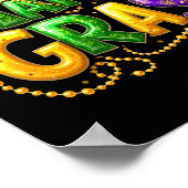 Poster Mardi Gras 2025 - Vêtements Pour Hommes Femmes (Coin)