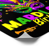 Poster Mardi Gras 53e anniversaire Gras Mardi 53 ans (Coin)
