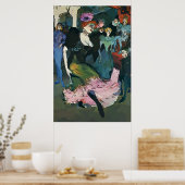 Poster Mardi Gras Ball Danseuse (Cuisine)