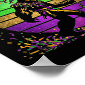 Poster Mardi Gras Bigfoot (Coin)