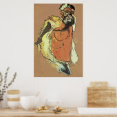 Poster Mardi Gras Can Danseuse (Cuisine)