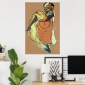 Poster Mardi Gras Can Danseuse (Bureau à domicile)