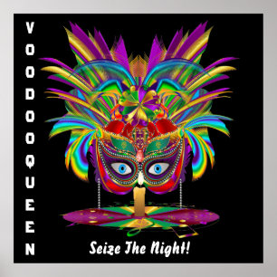 Poster Mardi Gras Carnival Event S'il vous plaît voir les