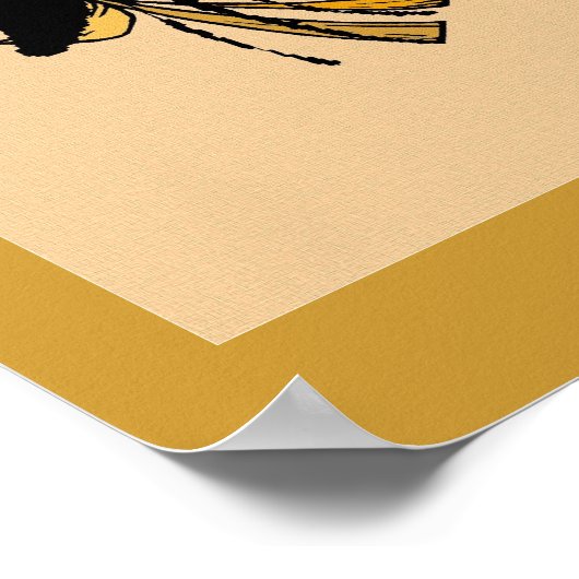 Poster Mardi Gras Conversation Noir (Coin)