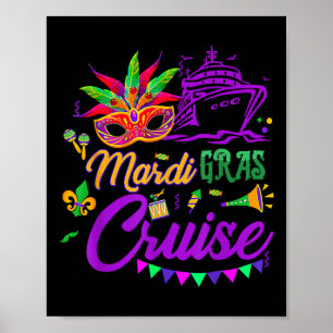 Poster Mardi Gras Croisière Mardi Gras Croisière Bateau P