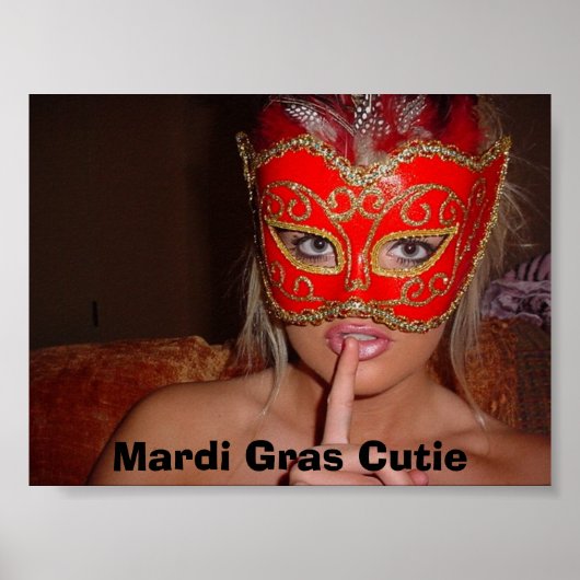 Poster Mardi Gras Cutie (Devant)