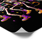 Poster Mardi Gras Danser Skeleton Drôle (Coin)