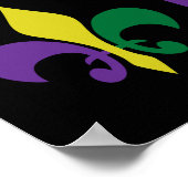 Poster Mardi Gras ~ Fleur De Lis (Coin)