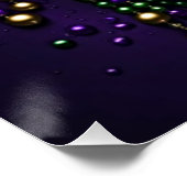 Poster Mardi Gras Fleur De Lis Design (Coin)