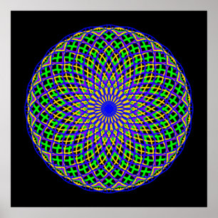 Poster Mardi Gras Folie