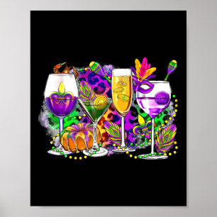 Poster Mardi Gras Gl De Vin