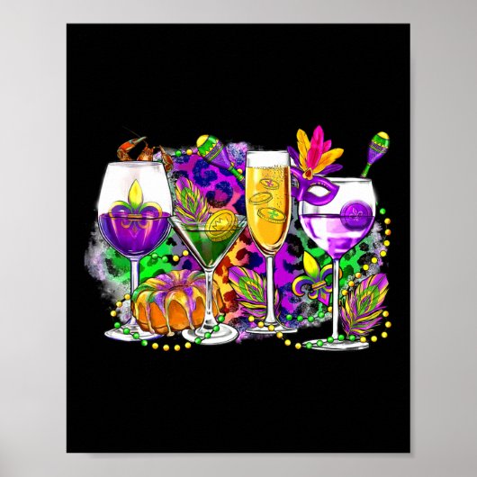 Poster Mardi Gras Gl De Vin (Devant)