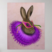 Poster Mardi Gras Hare (Devant)