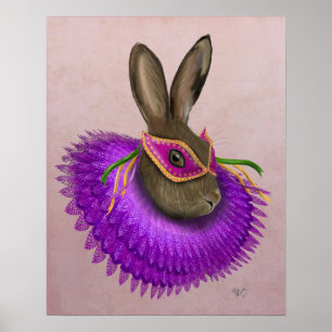 Poster Mardi Gras Hare