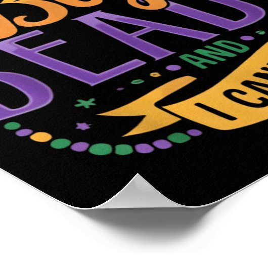 Poster Mardi Gras I Like Big Beads And I Cannot Lie Funny (Coin)