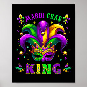 Poster Mardi Gras King Fun Mardi Gras Carnaval 2025 Cadea