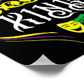 Poster Mardi Gras King Funny New Orleans Party Parade (Coin)