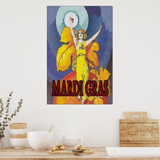 Poster Mardi Gras Maid (Cuisine)