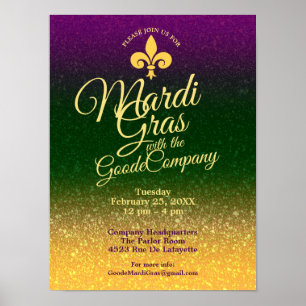 Poster Mardi Gras Mardi Mardi Mardi Gras   Grande salle d