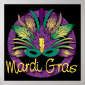 Poster Mardi Gras Mask (Voorkant)