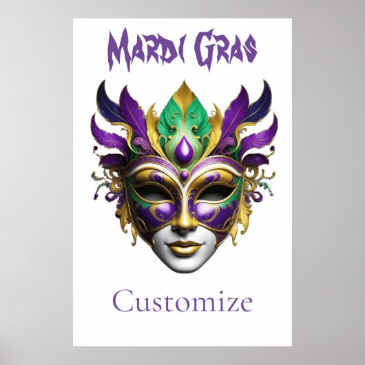 Poster Mardi Gras Masque Thunder_Cove (Devant)