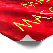 POSTER MARDI GRAS MASQUERADE COUPLE, HARLEQUIN COSTUME (Coin)