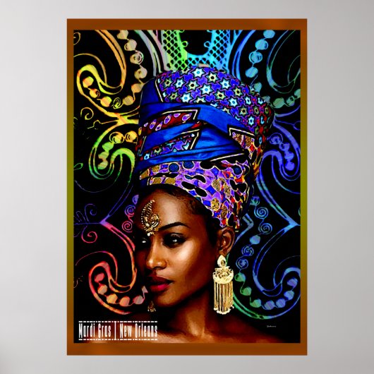 Poster Mardi Gras | New Orleans (Devant)