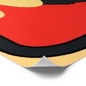 Poster Mardi Gras, Nouvelle-Orléans, Conversation Noir, (Coin)