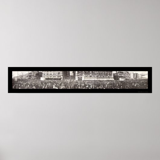 Poster Mardi Gras Parade Photo 1910 (Devant)