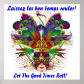 Poster Mardi Gras S'Il Vous Plaît Voir Les Notes (Devant)