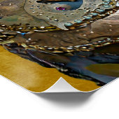 Poster Mardi Gras Steampunk Party Animal Alligator (Coin)