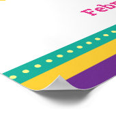 Poster Mardi Gras Sun, Galveston, Texas (Coin)