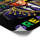 Poster Mardi Gras Trump et Mardi Gras Ameri (Coin)