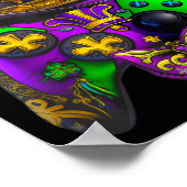 Poster Mardi Gras Video Game Controller E sport pour enfa (Coin)
