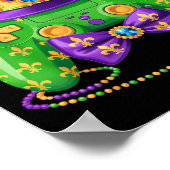 Poster Mardi Gras Video Game Controller Jester Hat Gamer  (Coin)