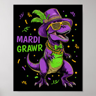 Poster Mardi Grawr T-rex Dino Costume bébé Garçons M