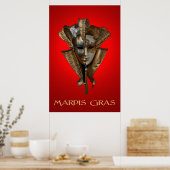 Poster Mardis Gras 36 x 24 (Cuisine)