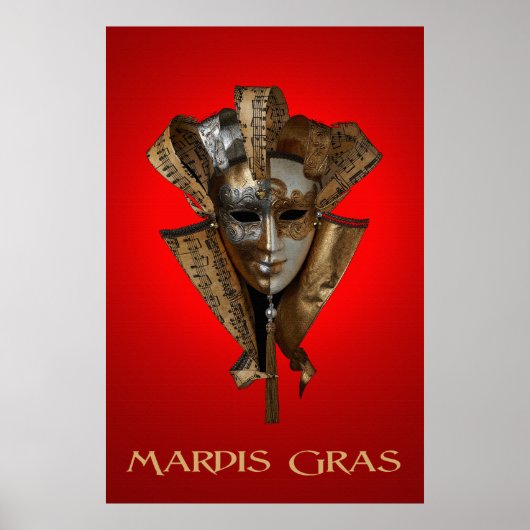 Poster Mardis Gras 36 x 24 (Devant)