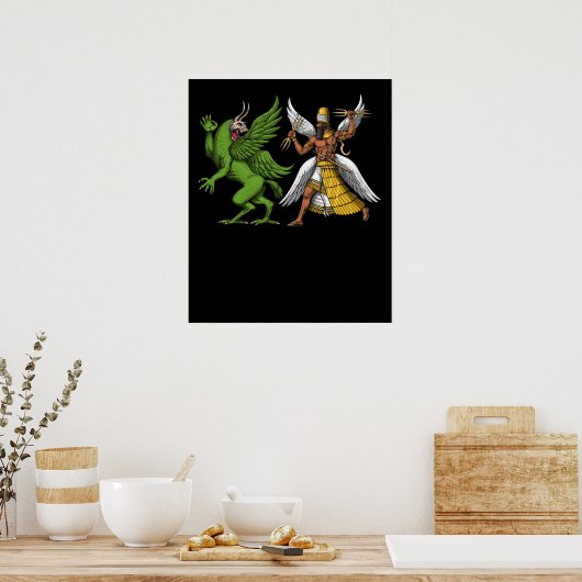 Poster Marduk & Tiamat (Cuisine)