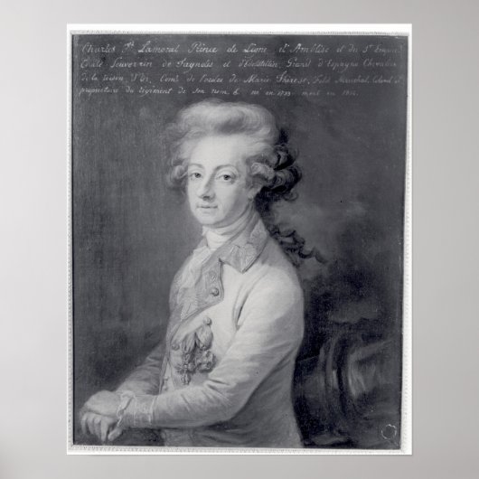 Poster Maréchal Charles-Joseph Prince de Ligne (Devant)